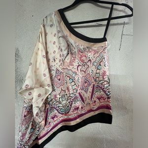 One shoulder dress shirt